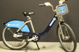 The First Barclays Sponsored TFL Bicycle
