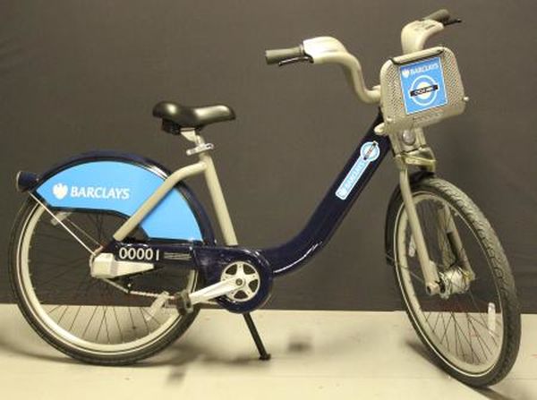 The First Barclays Sponsored TFL Bicycle